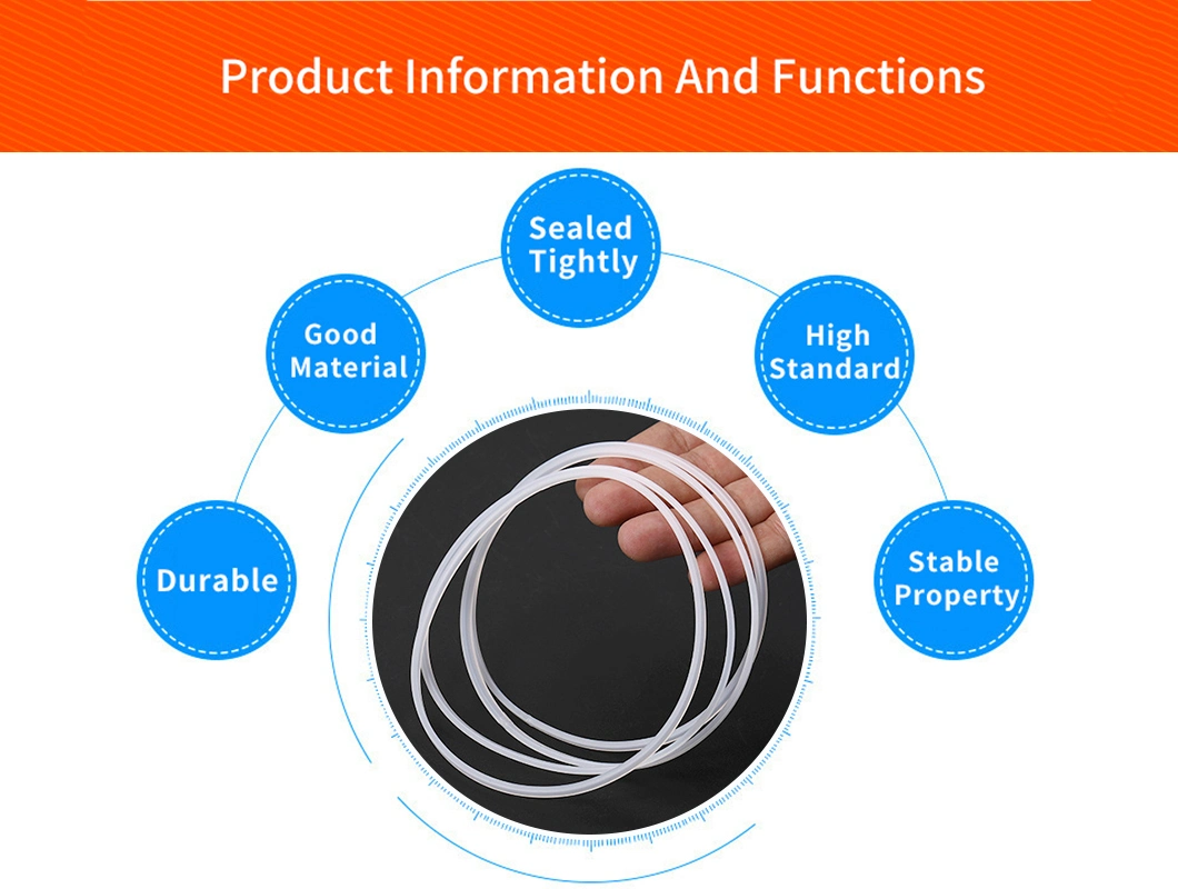 Custom F High Quantity Rectangular Square Waterproof Rubber Sealing Ring Silicone Seals