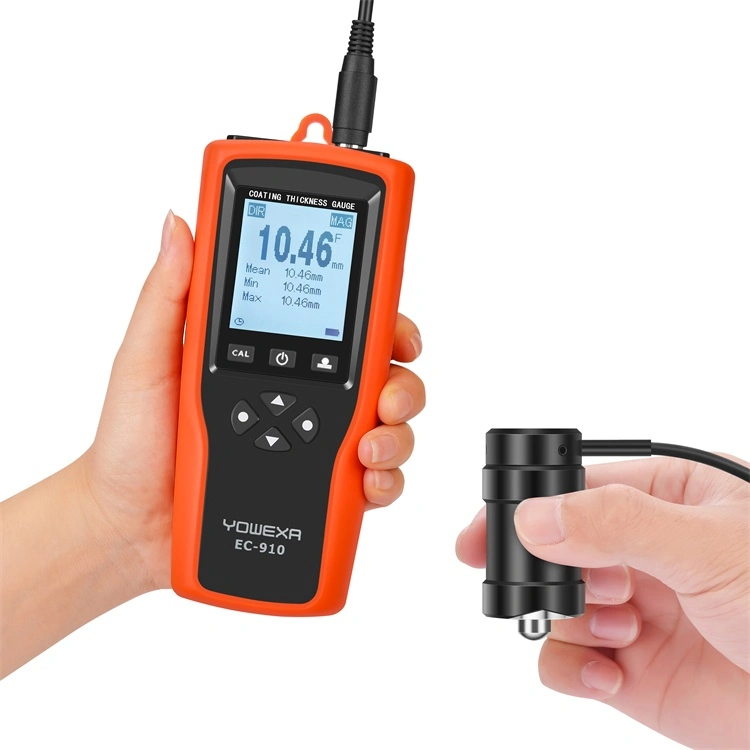 Ec-910 Wide Measurement Range Separated Probe Detector Coating Thickness Meter Gauge Paint Tester