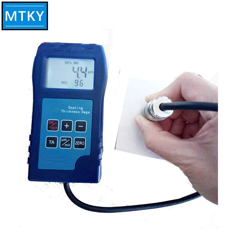 0 to 1250um Digital Coating Thickness Gauge Meter Tester for Measuring Non-Magnetic Metal